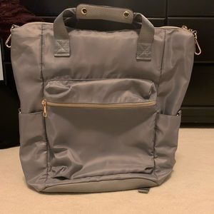 Blue grey backpack